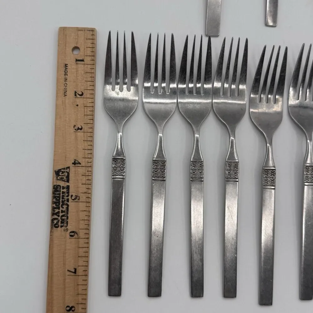 18 piece set Northland DANISH FLING Stainless Steel Silverware Korea